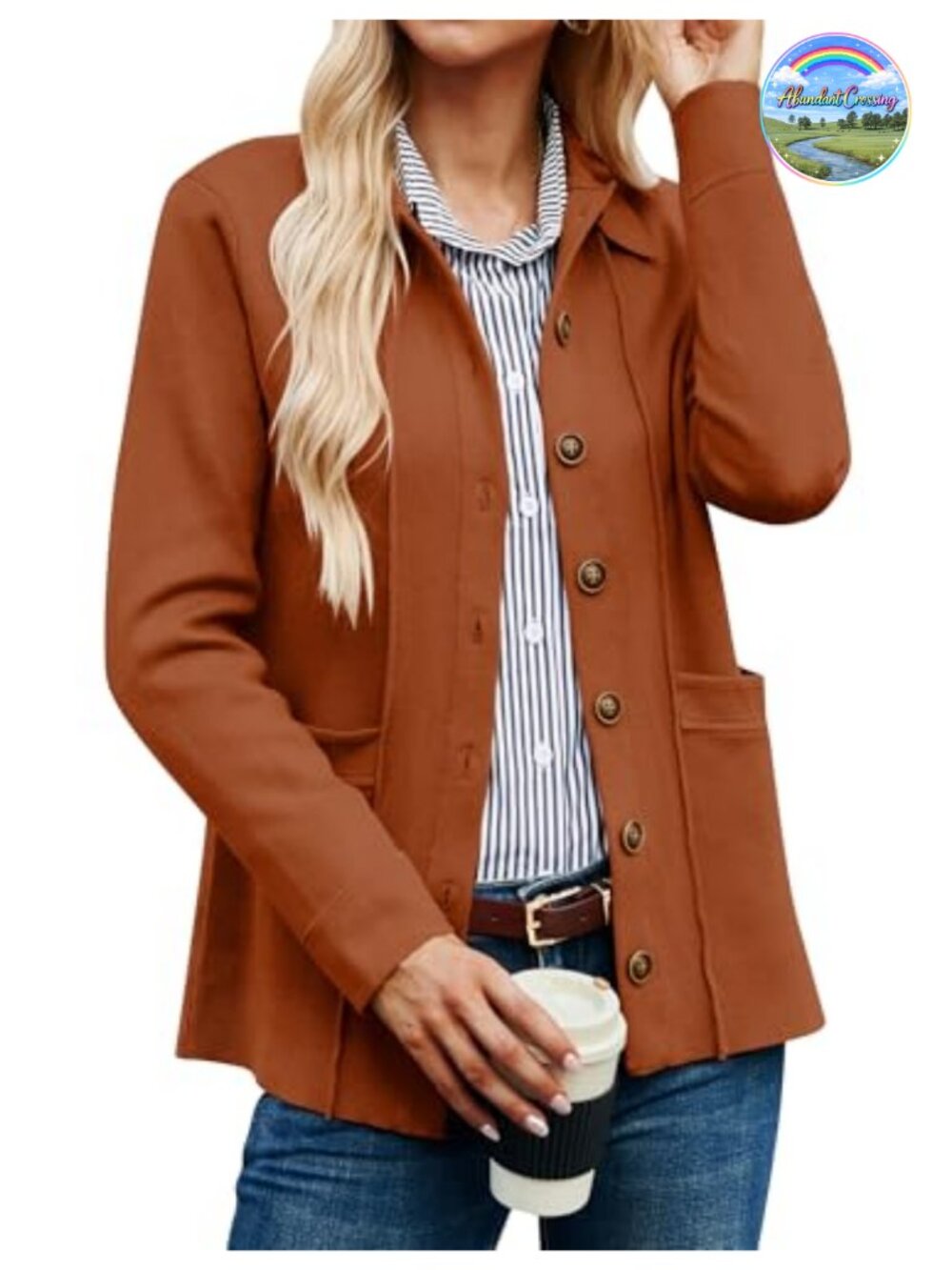 Cardigan Sweaters for Women Casual Knit Button Down Long Sleeve with Pockets